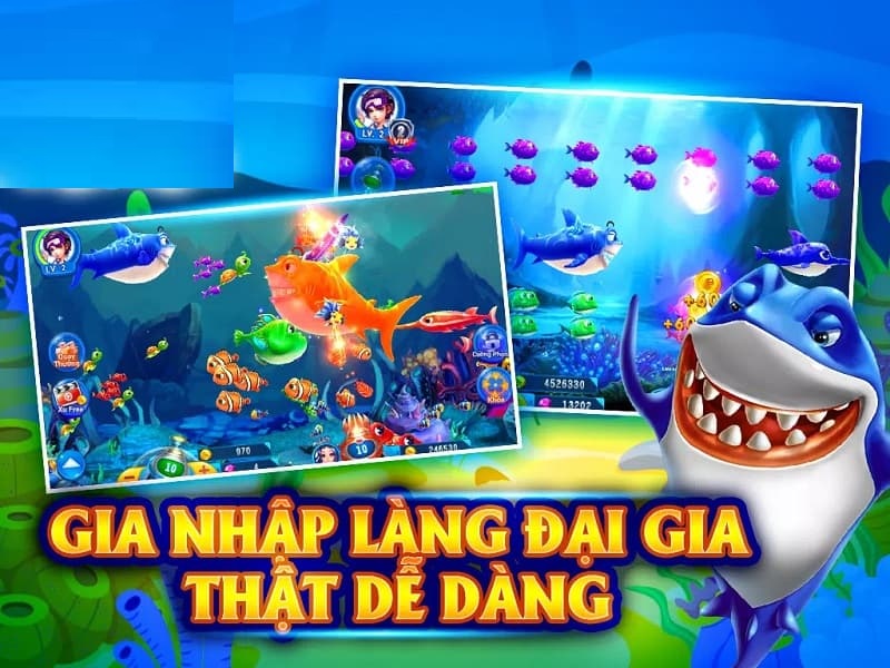 Trải nghiệm game bắn cá đổi thưởng nhận quà lớn 