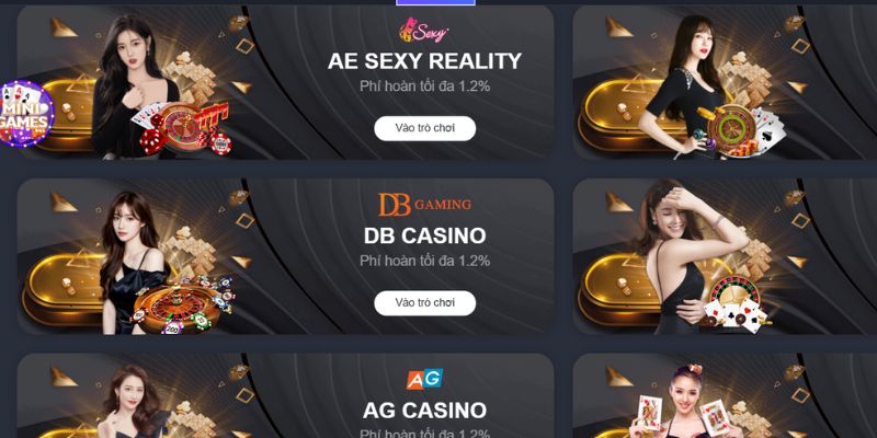 Nhà cung cấp DG Casino uy tín hàng đầu thế giới tại Live Casino S666